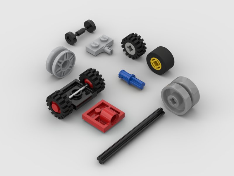 Various Wheels and Axles